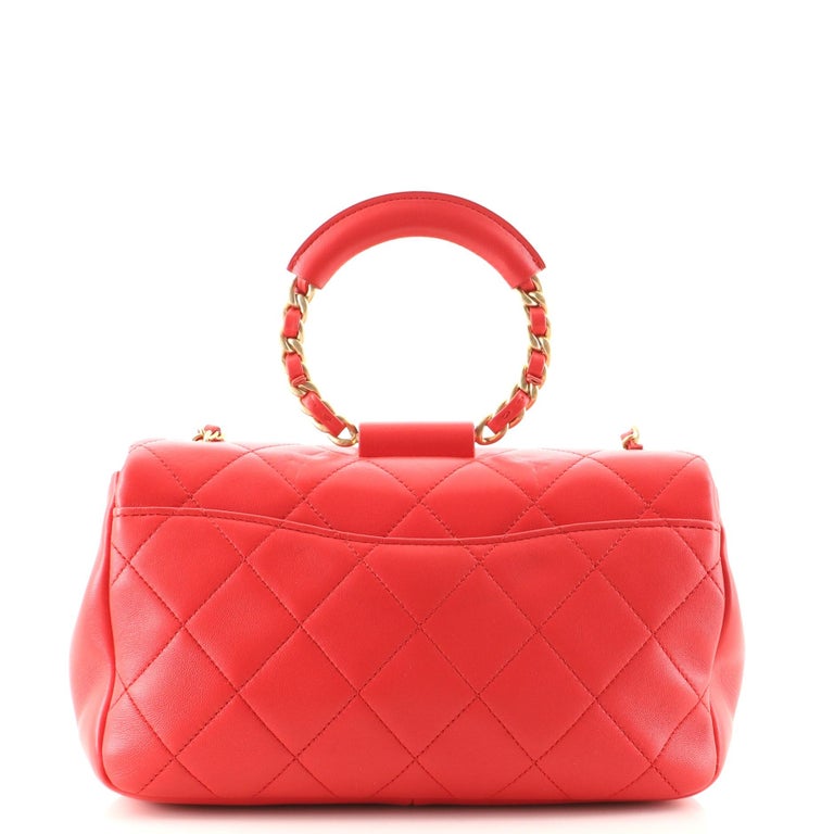 Chanel In The Loop Flap Bag Quilted Lambskin Medium