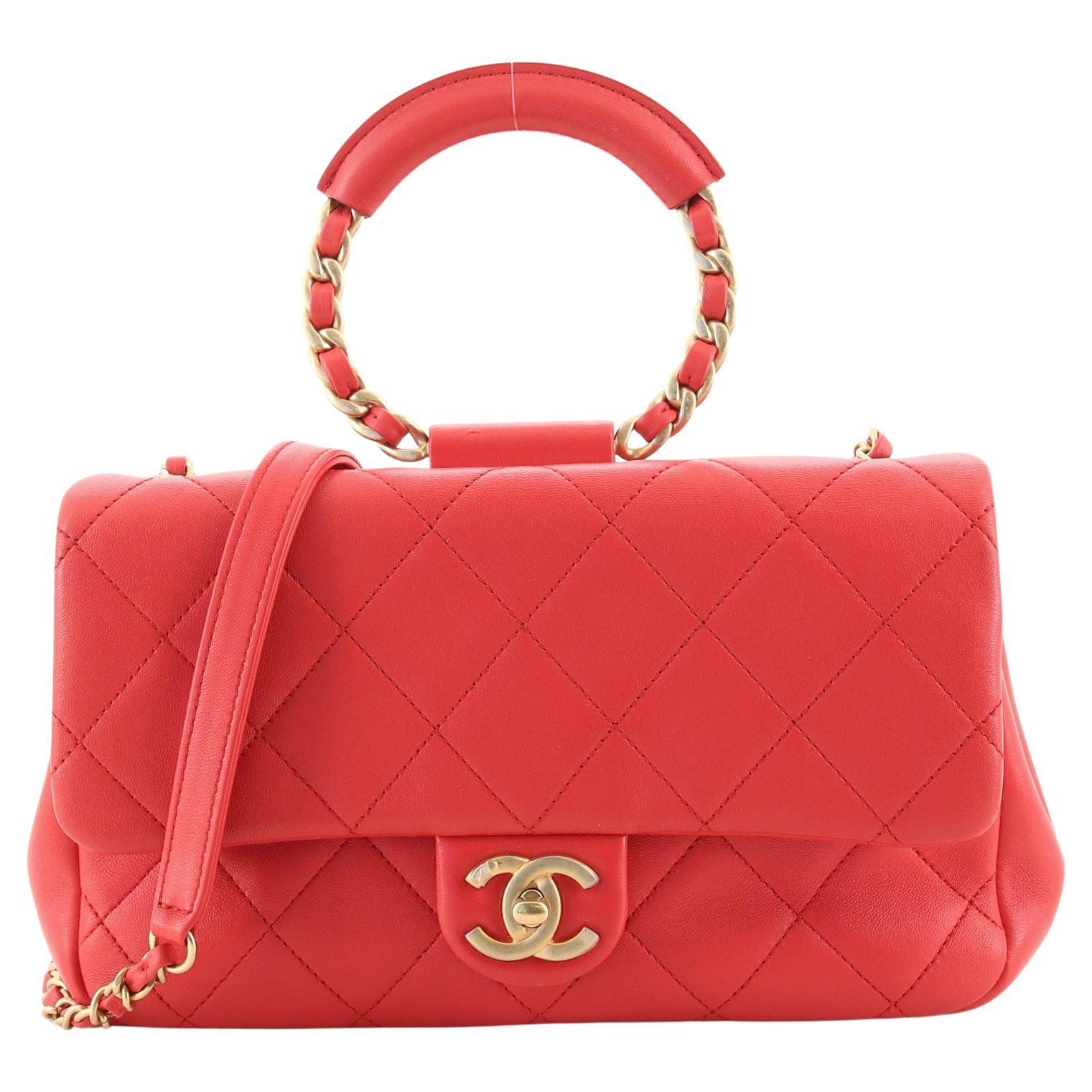 Chanel In The Loop Flap Bag Quilted Lambskin Medium at 1stDibs  chanel  loop bag, chanel in the loop bag, chanel lambskin medium