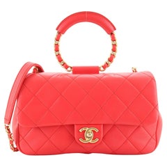 Chanel In The Loop Flap Bag Quilted Lambskin Medium
