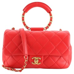 Chanel In The Loop Flap Bag Quilted Lambskin Medium