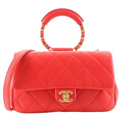 Chanel In The Loop Flap Bag Quilted Lambskin Medium