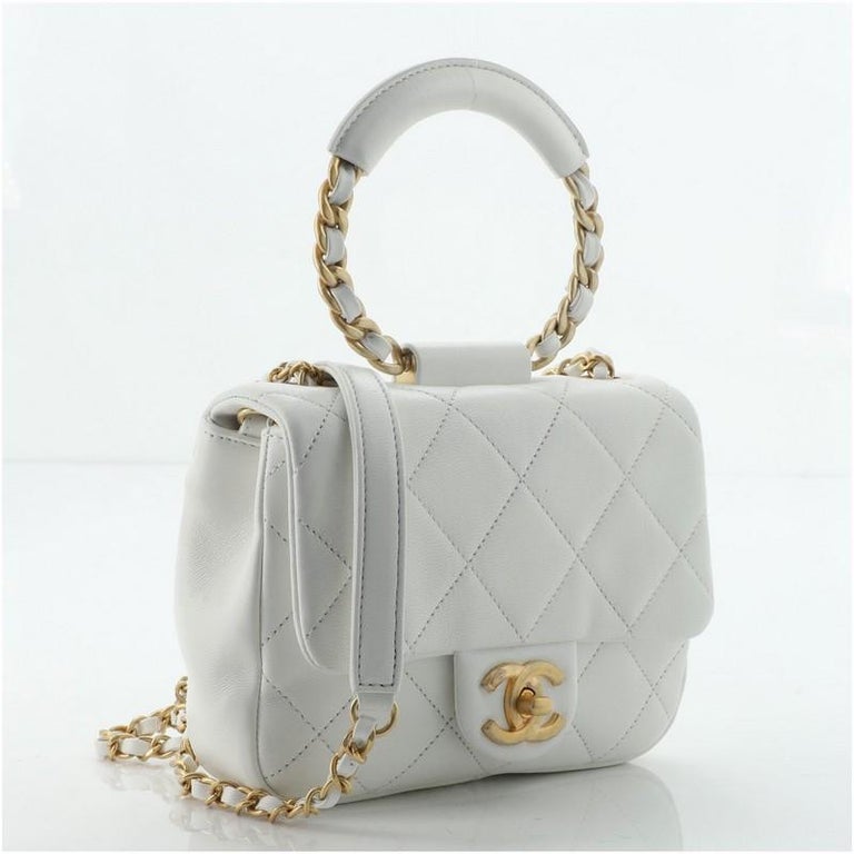 Chanel In The Loop Flap Bag Quilted Lambskin Small