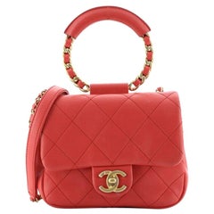 chanel loop bag Chanel In The Loop Flap Bag Quilted Lambskin Small