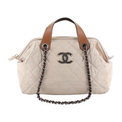 Chanel In The Mix Bowler Bag Quilted Iridescent Calfskin 