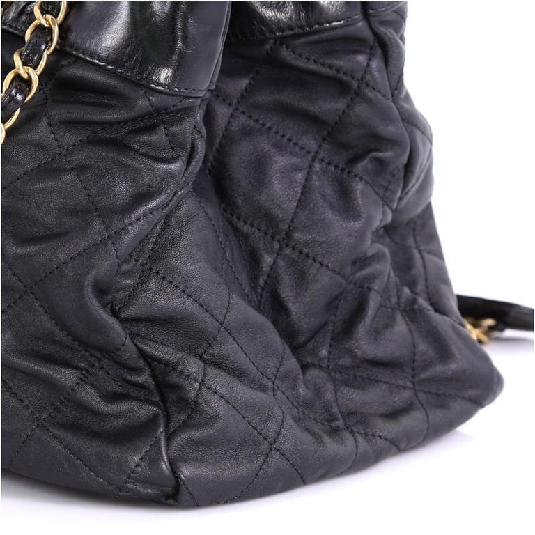 Chanel In The Mix Shopping Bag Quilted Calfskin Large at 1stDibs