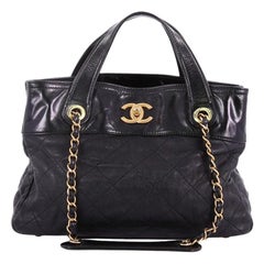 Chanel In The Mix Shopping Bag Quilted Calfskin Small