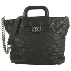 Chanel In The Mix Shopping Tote Quilted Iridescent Calfskin Large