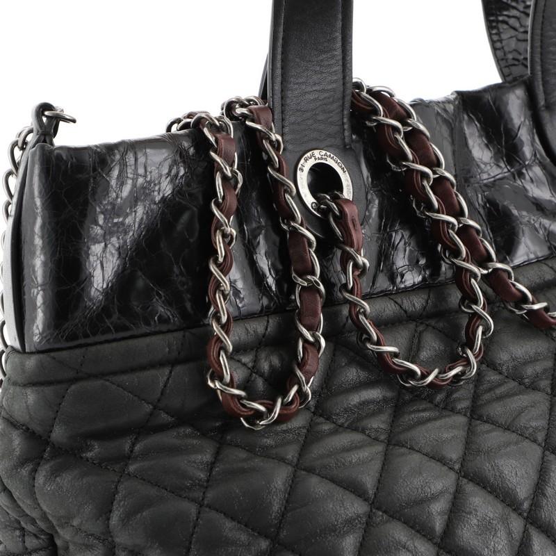 Women's Chanel In The Mix Tote Quilted Iridescent Calfskin Large