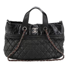 Chanel In The Mix Tote Quilted Iridescent Calfskin Large