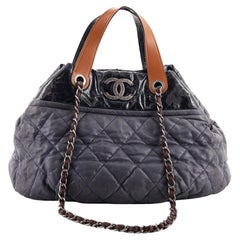 Chanel In The Mix Tote Quilted Iridescent Calfskin Large