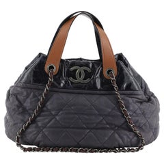 Chanel In The Mix Tote Quilted Iridescent Calfskin Medium 