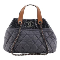 Chanel In The Mix Tote Quilted Iridescent Calfskin Medium
