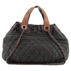 Chanel In The Mix Tote Quilted Iridescent Calfskin Medium