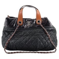 Chanel In The Mix Tote Quilted Iridescent Calfskin Medium