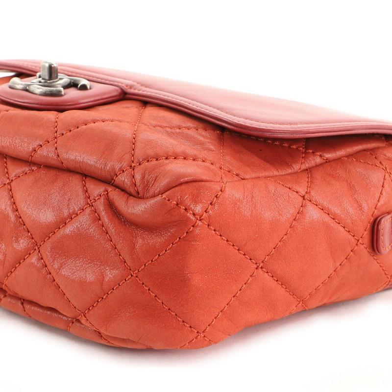 Women's or Men's Chanel In The Mix Zip Flap Bag Quilted Aged Calfskin Medium