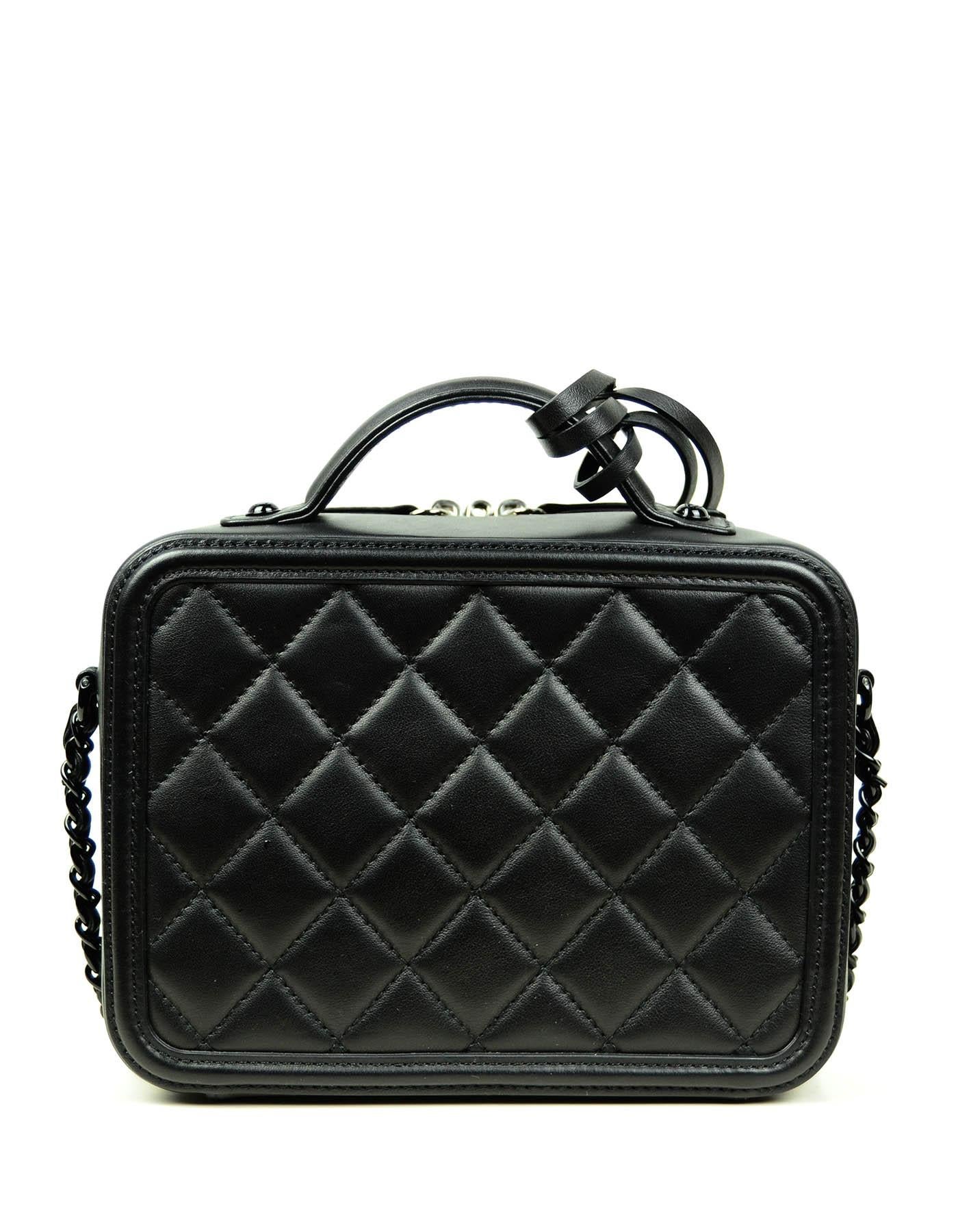 chanel filigree vanity case bag