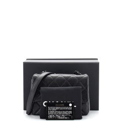 Chanel Incognito Square Flap Bag Quilted Caviar Mini