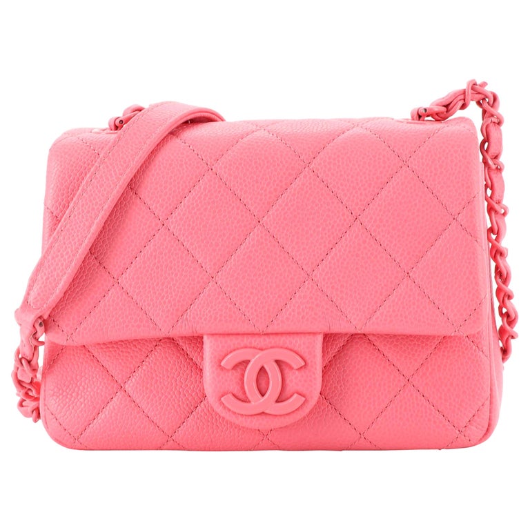 Chanel Incognito Square Flap Bag Quilted Caviar Mini For Sale at 1stDibs