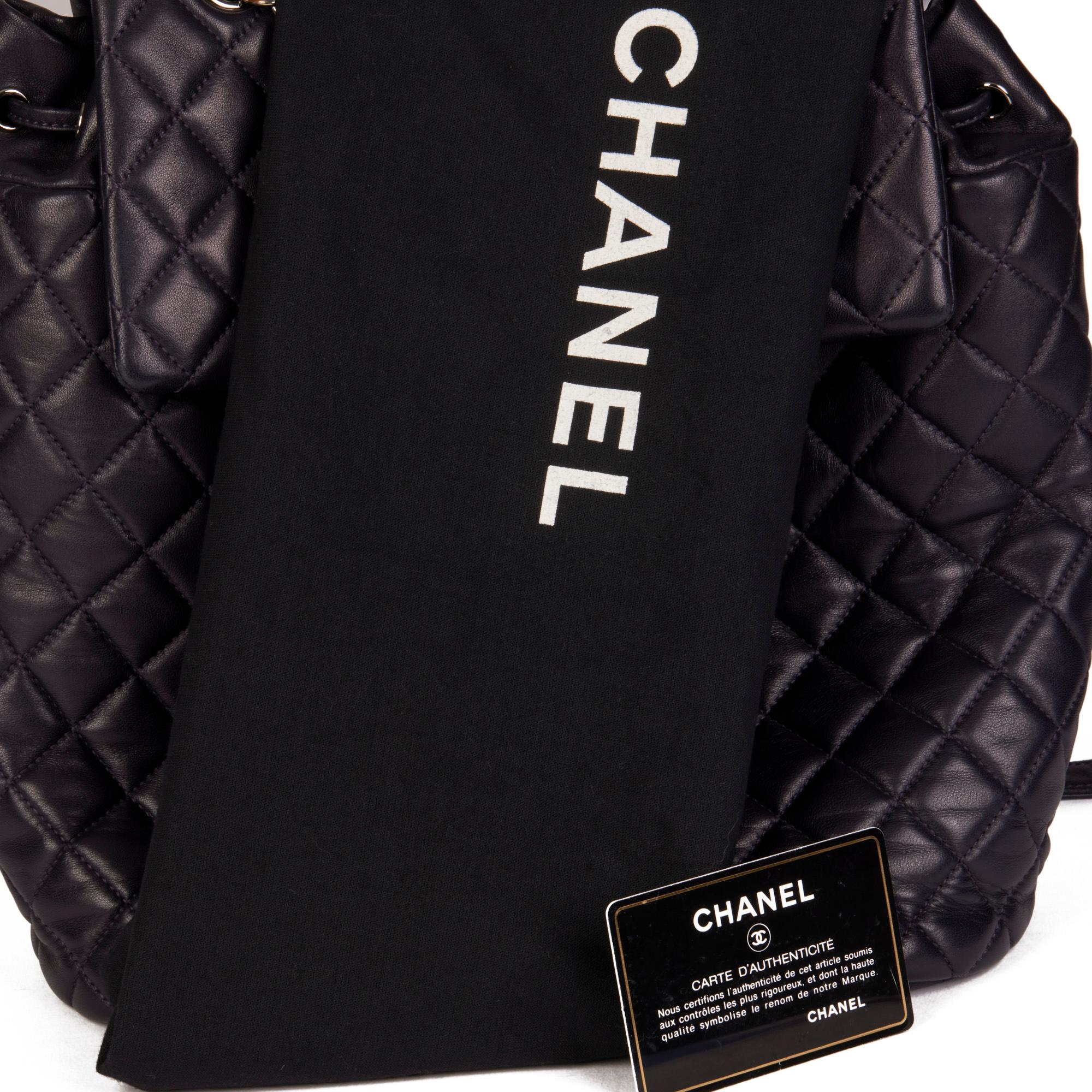 CHANEL Indigo Quilted Lambskin Large Urban Spirit Backpack 4