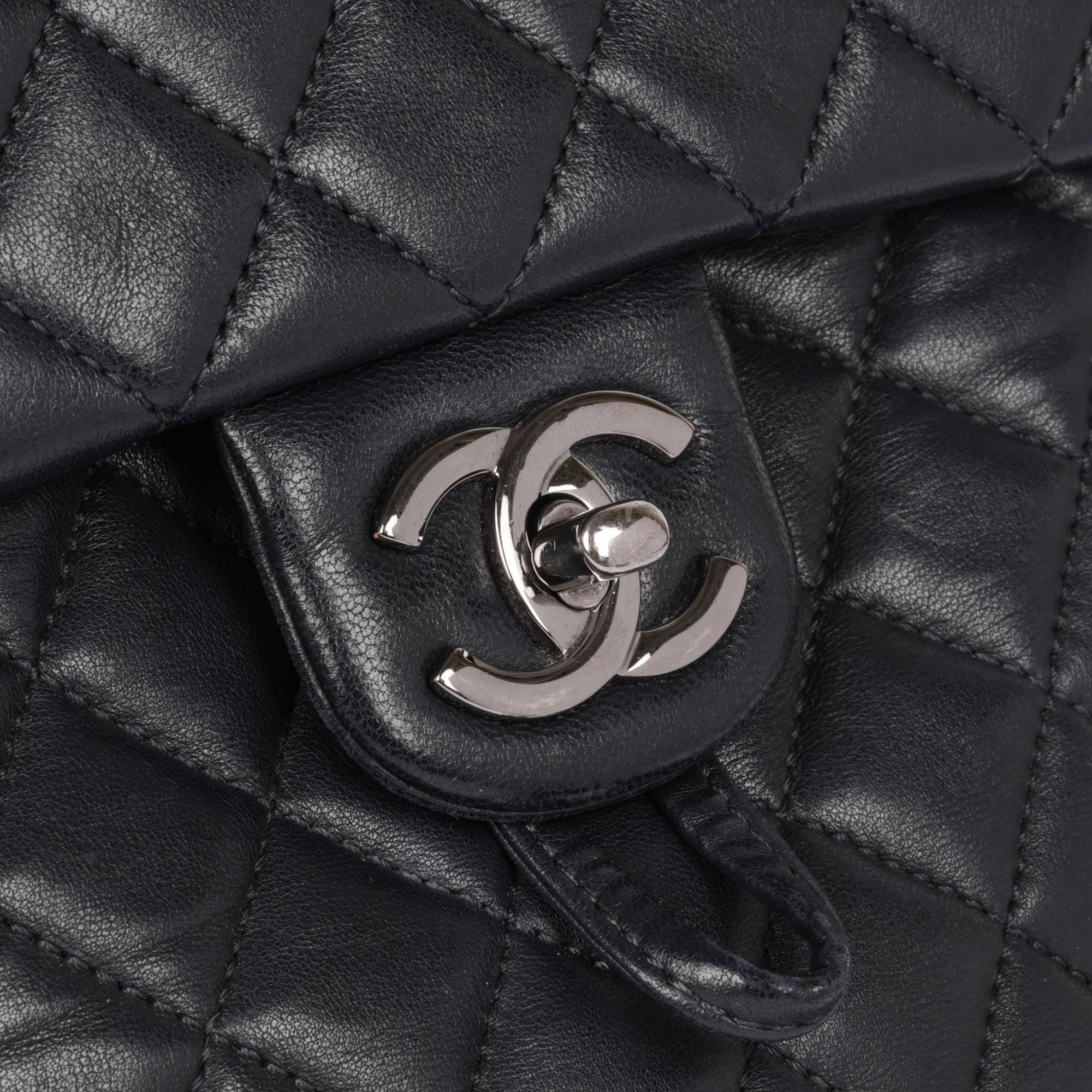 CHANEL Indigo Quilted Lambskin Small Urban Spirit Backpack 3