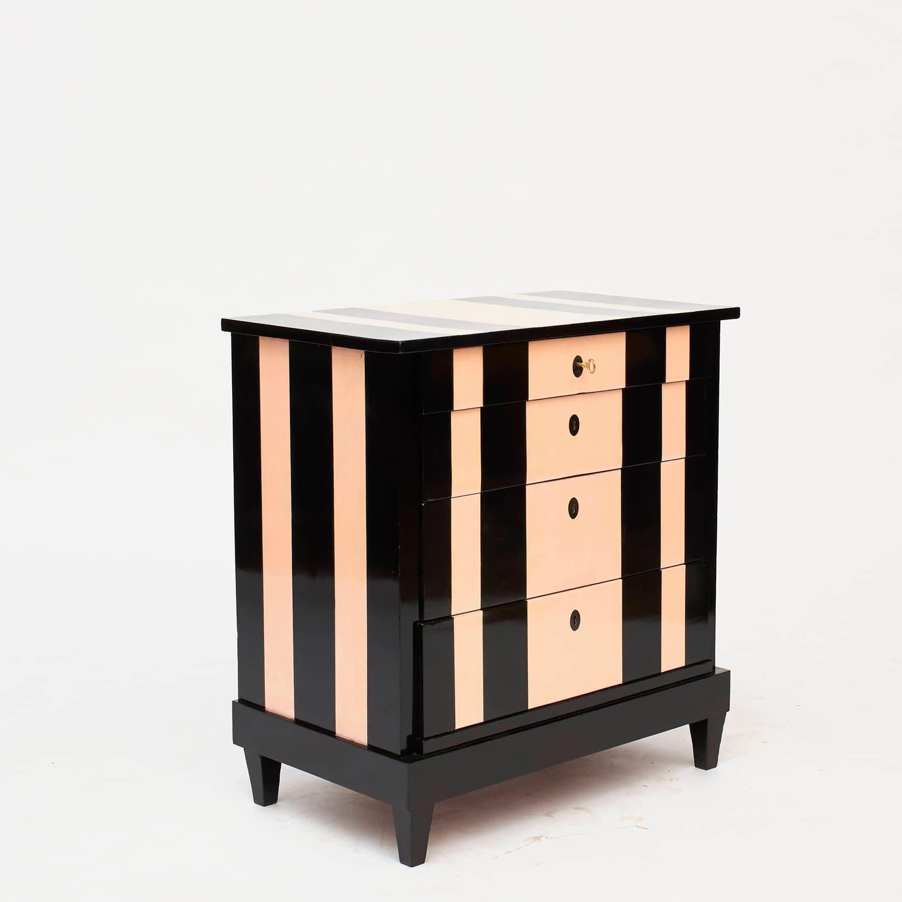 Danish 'Chanel' Inspired Chest of Drawers, Late Empire, circa 1840