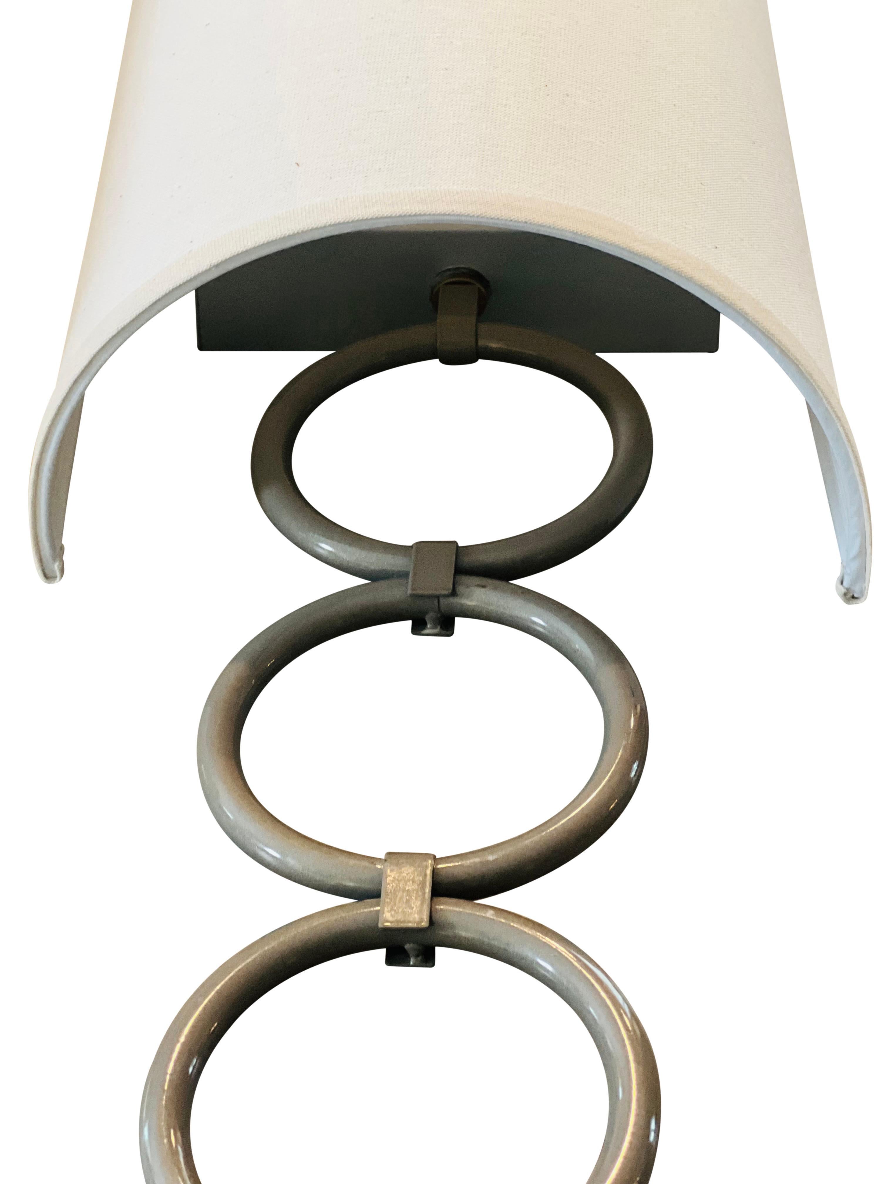 Contemporary Chanel Inspired Tall Wall Sconces For Sale
