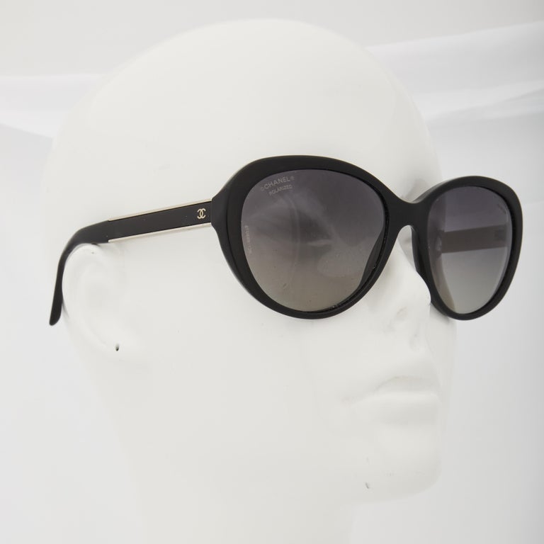 Chanel Interlocking CC Logo Cat-Eye Sunglasses