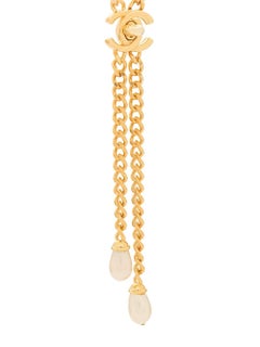 Chanel Interlocking CC Pearl Necklace