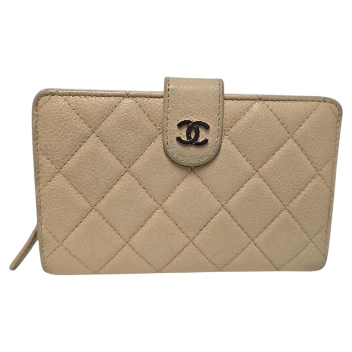 Chanel Interlocking CC Quilted Lambskin French Purse Wallet