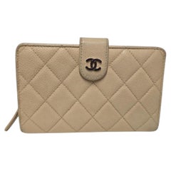 Chanel Interlocking CC Quilted Lambskin French Purse Wallet