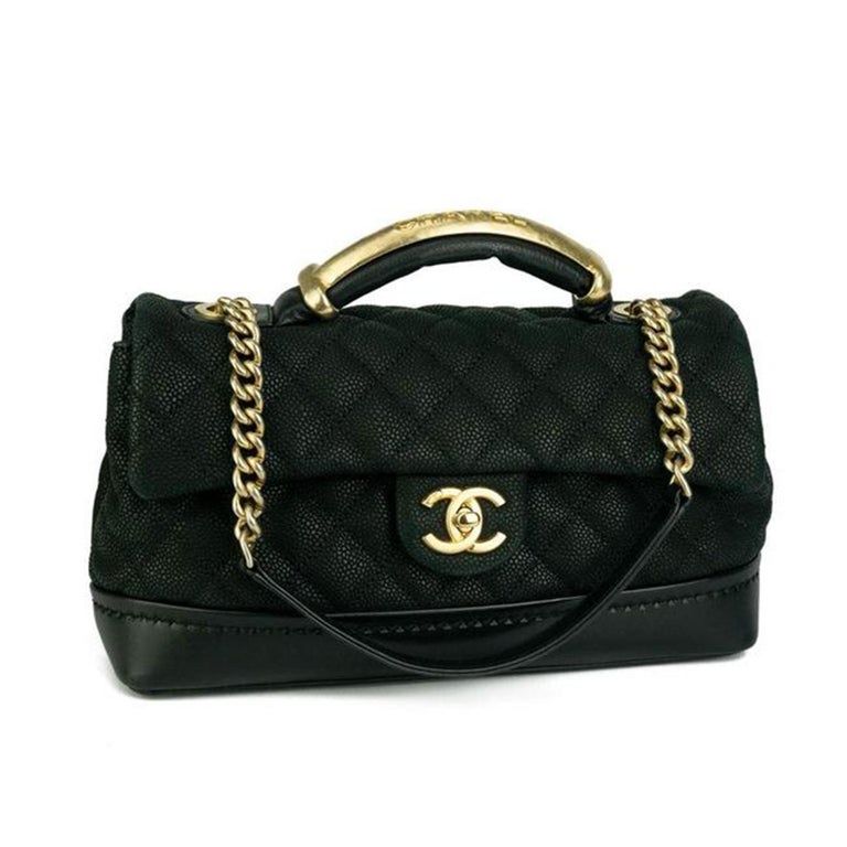Chanel Iridescent Caviar Grain Vanity Tote Crossbody Flap Bag For Sale ...