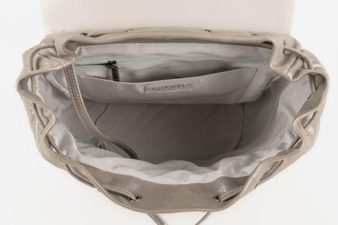 Chanel Iridescent Coated Leather Backpack, 2016/2017 For Sale 5