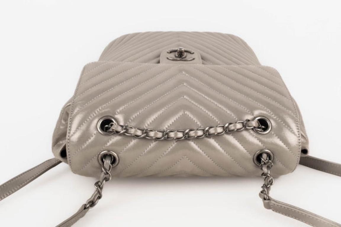 Chanel Iridescent Coated Leather Backpack, 2016/2017 For Sale 1