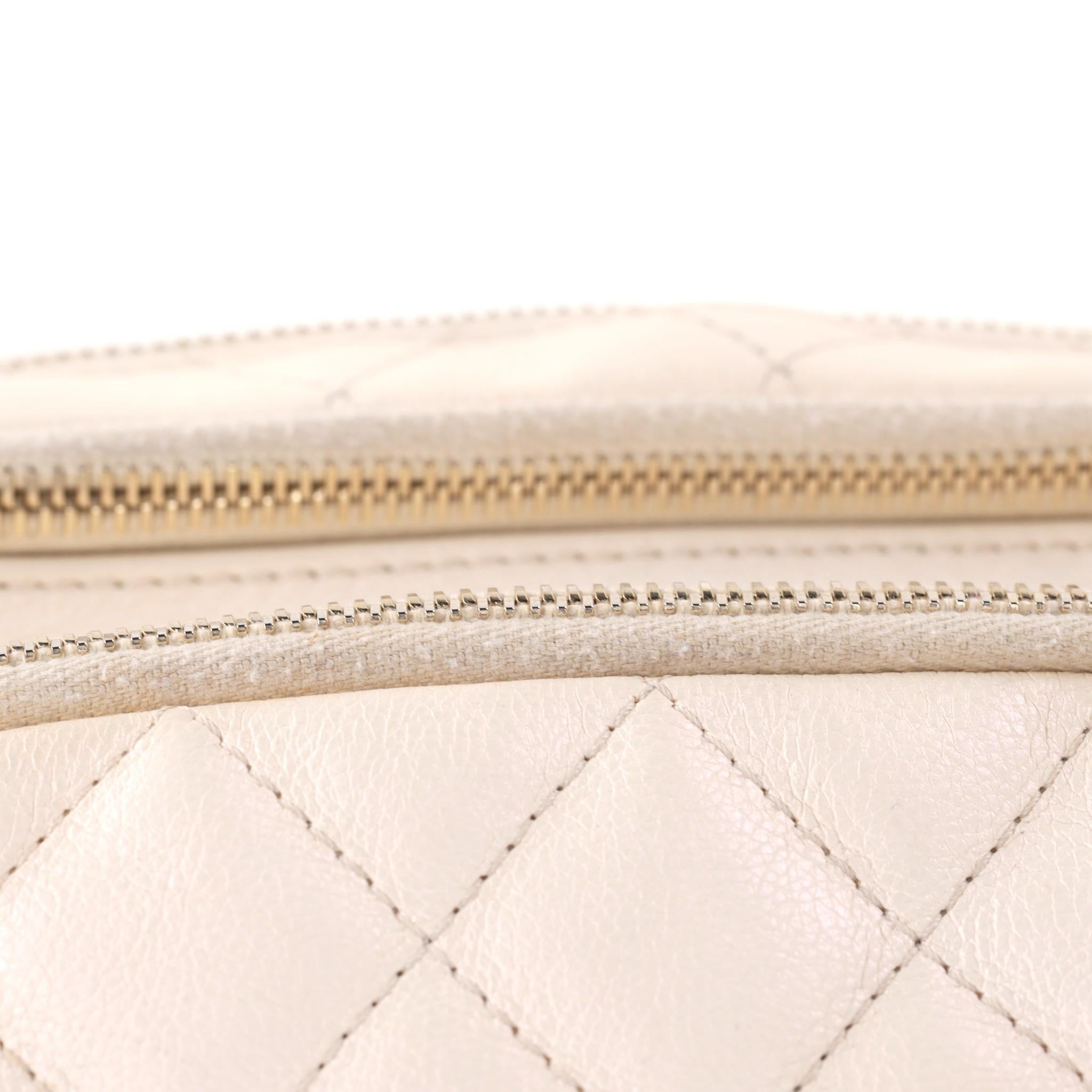 Chanel Iridescent Leather All About Waist Belt Bag For Sale 7