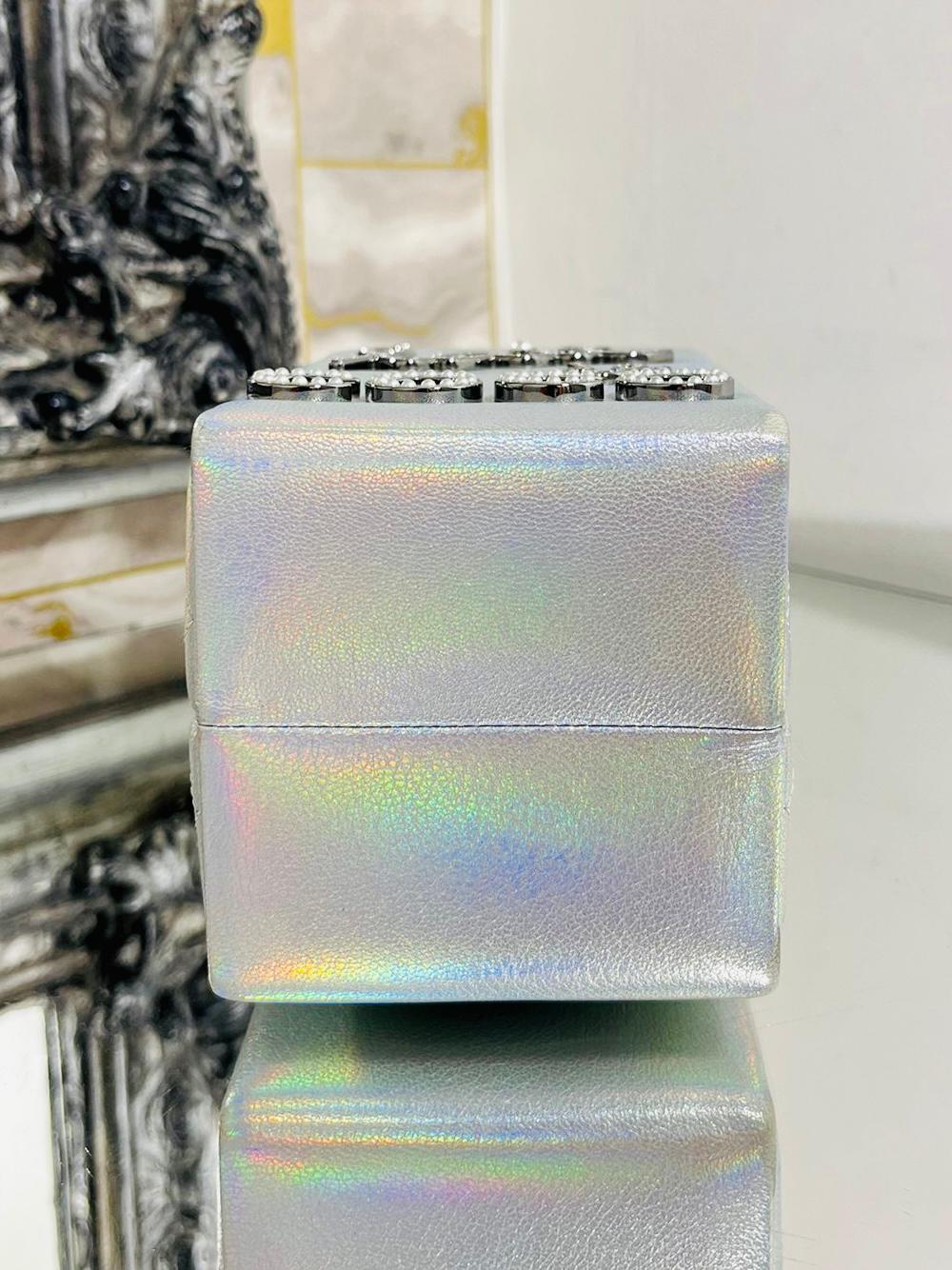 Chanel Iridescent Leather Milk Carton Handbag From The Supermarket Collection In Good Condition In London, GB