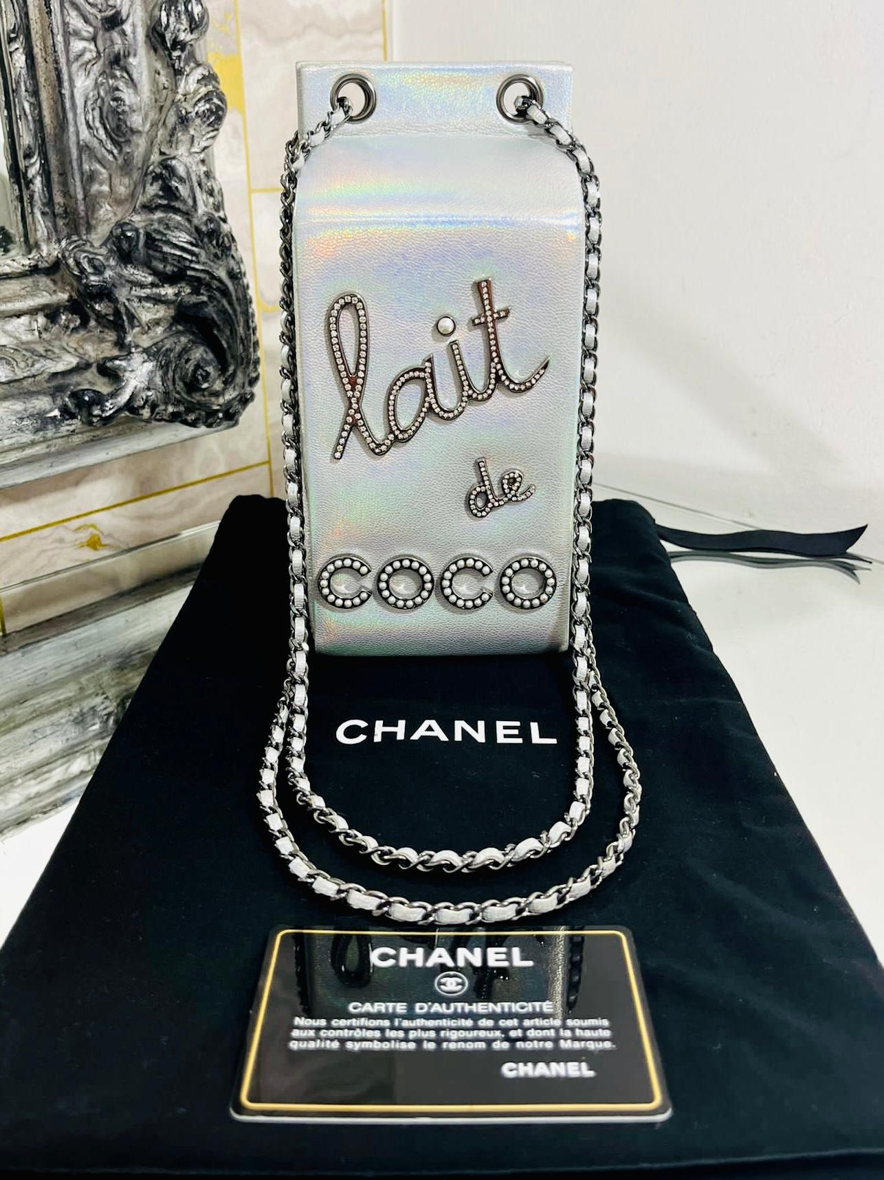 Chanel Iridescent Leather Milk Carton Handbag From The Supermarket Collection 2