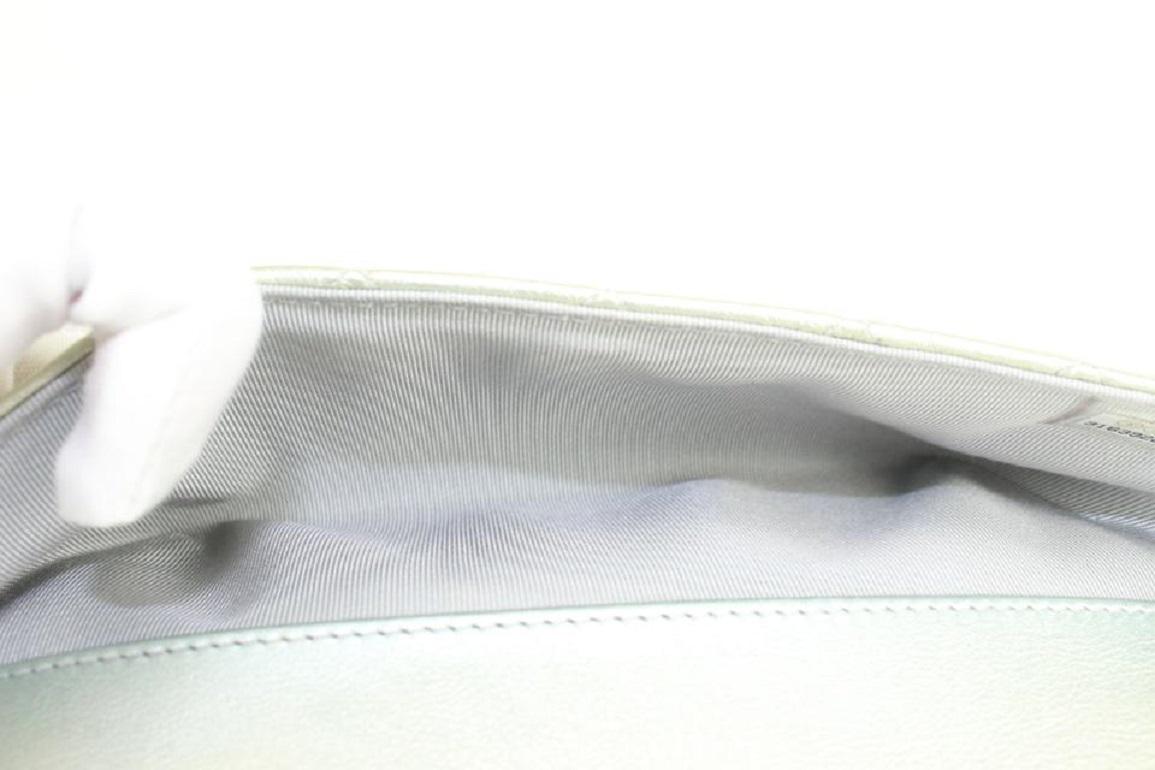 Gray Chanel Iridescent Ombre Leather Rectangular Crossbody Mini Flap Bag 923ca98