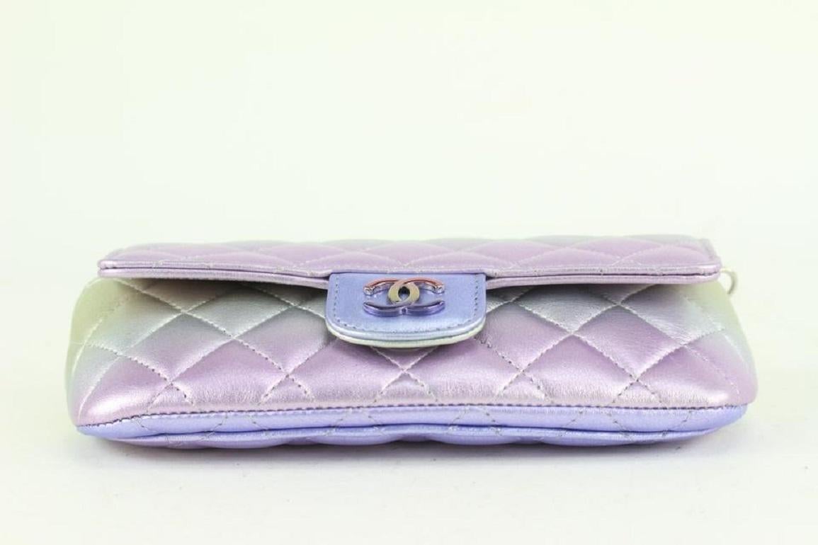 Chanel Iridescent Ombre Leather Rectangular Crossbody Mini Flap Bag 923ca98 2