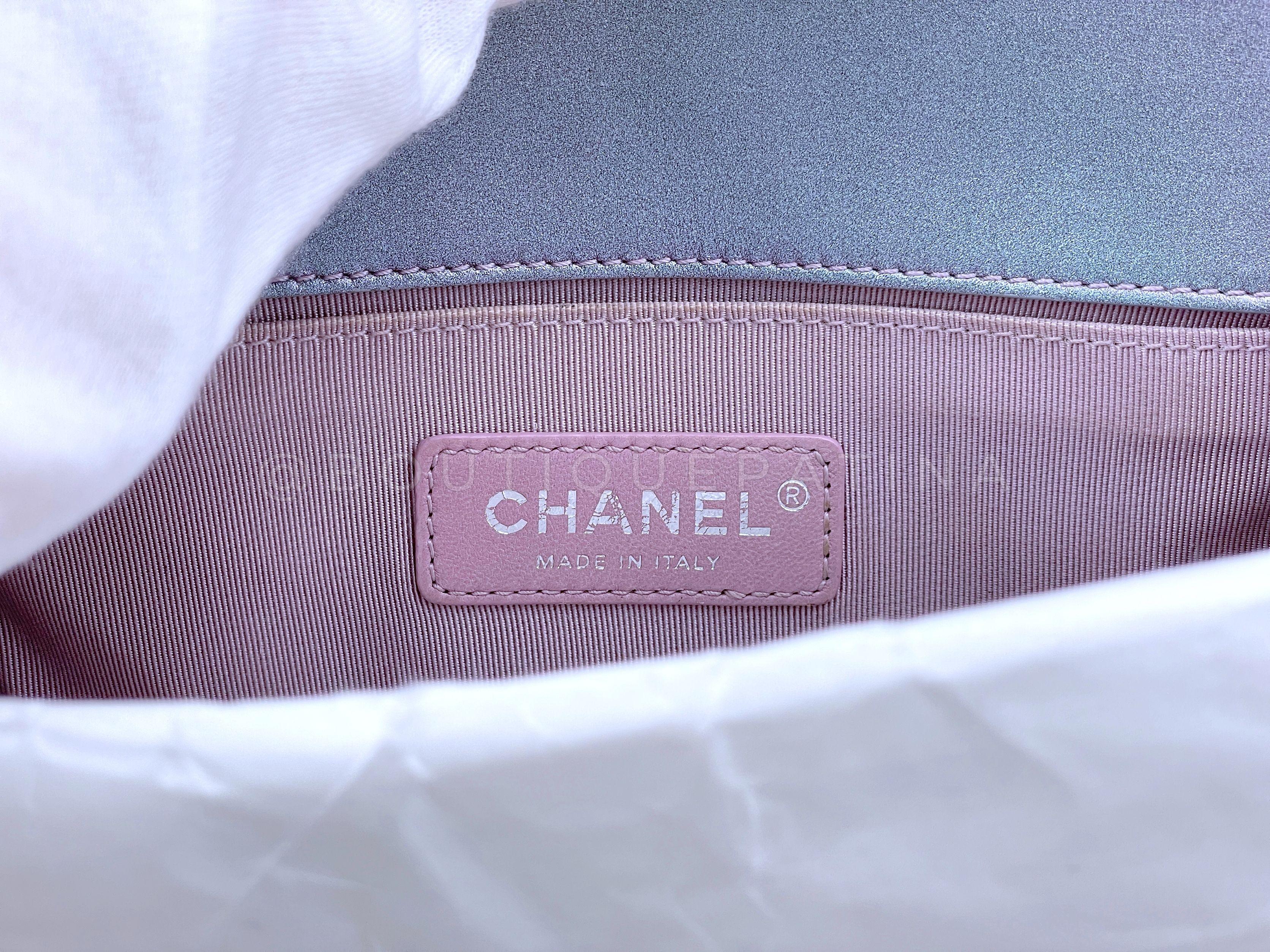 Chanel Iridescent Purple Mermaid Small Water Boy Flap Bag 66810 6