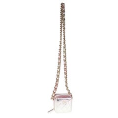 Chanel Iridescent Quilted Lambskin Like a Wallet Cube Chain Bag