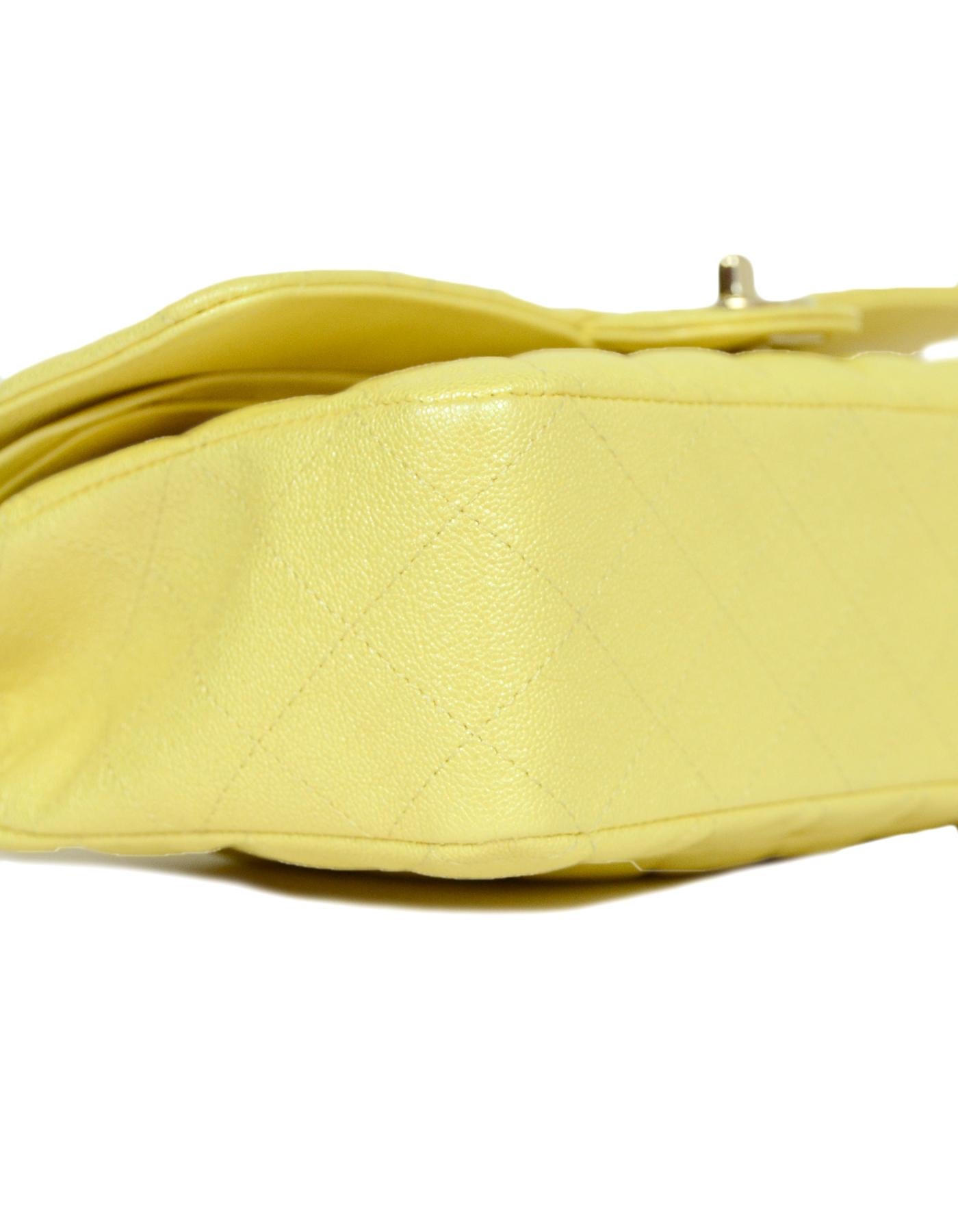 chanel yellow bag