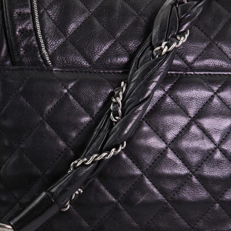 Chanel Istanbul Accordion Flap Bag Quilted Aged Leather Small 1