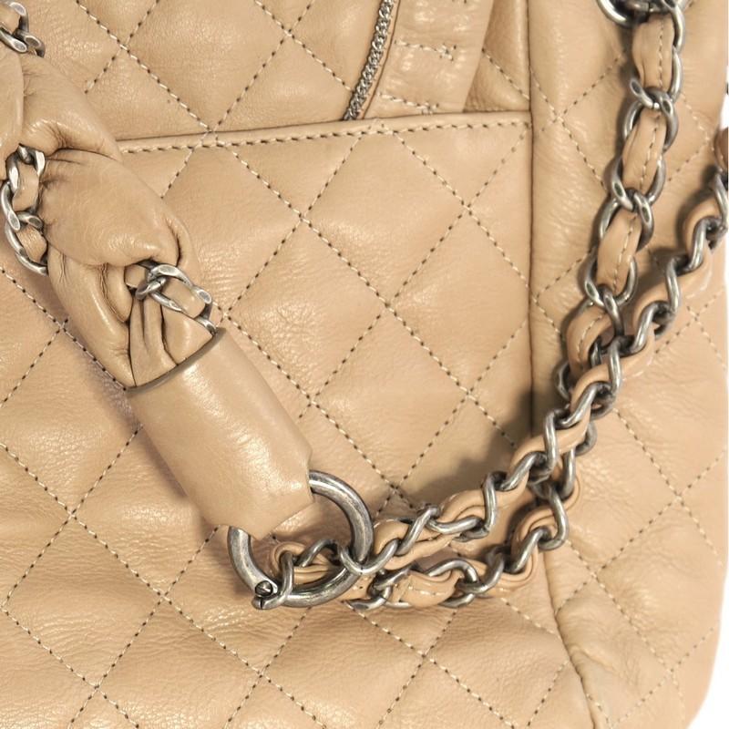 Chanel Istanbul Accordion Flap Bag Quilted Aged Leather Small 2