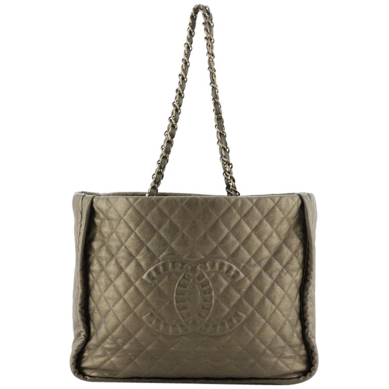 Chanel Istanbul Tote Quilted Leather Large