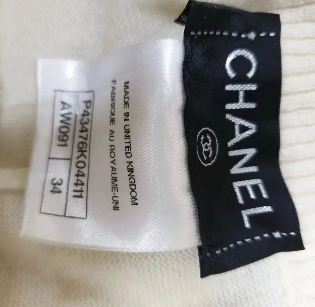 chanel cashmere pants