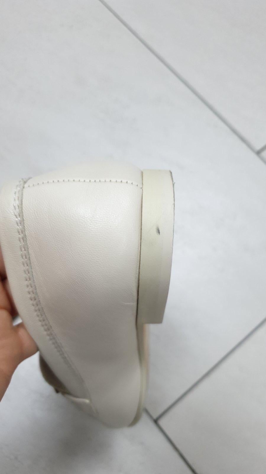 Chanel Ivory CC logo Loafers For Sale 1