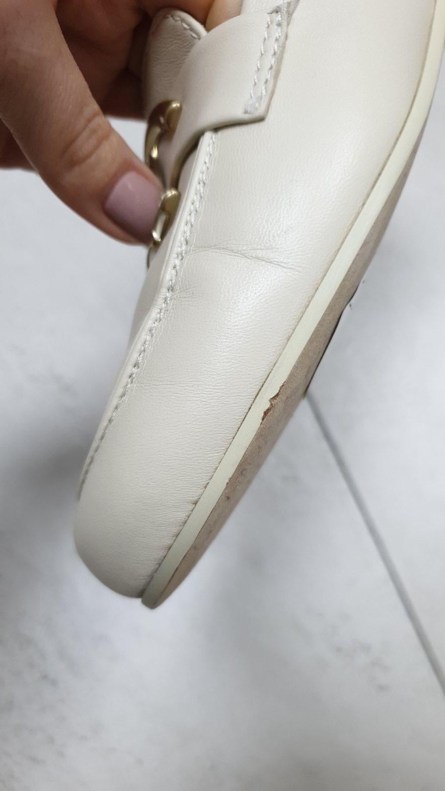 Chanel Ivory CC logo Loafers For Sale 3
