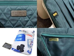 Chanel Ivory Distressed Calfskin Leather Rolling Luggage Carry-On 240063