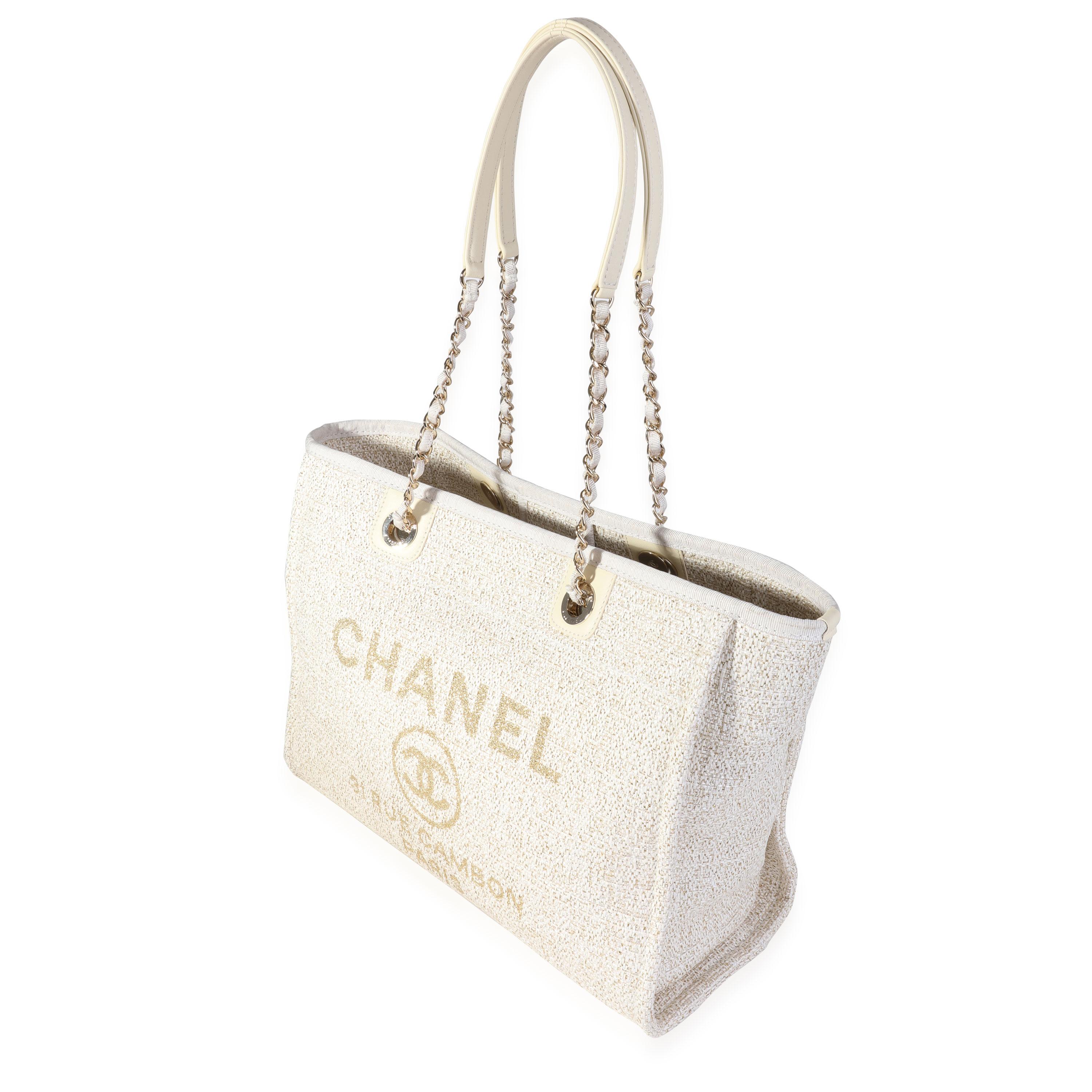 chanel deauville tote small size