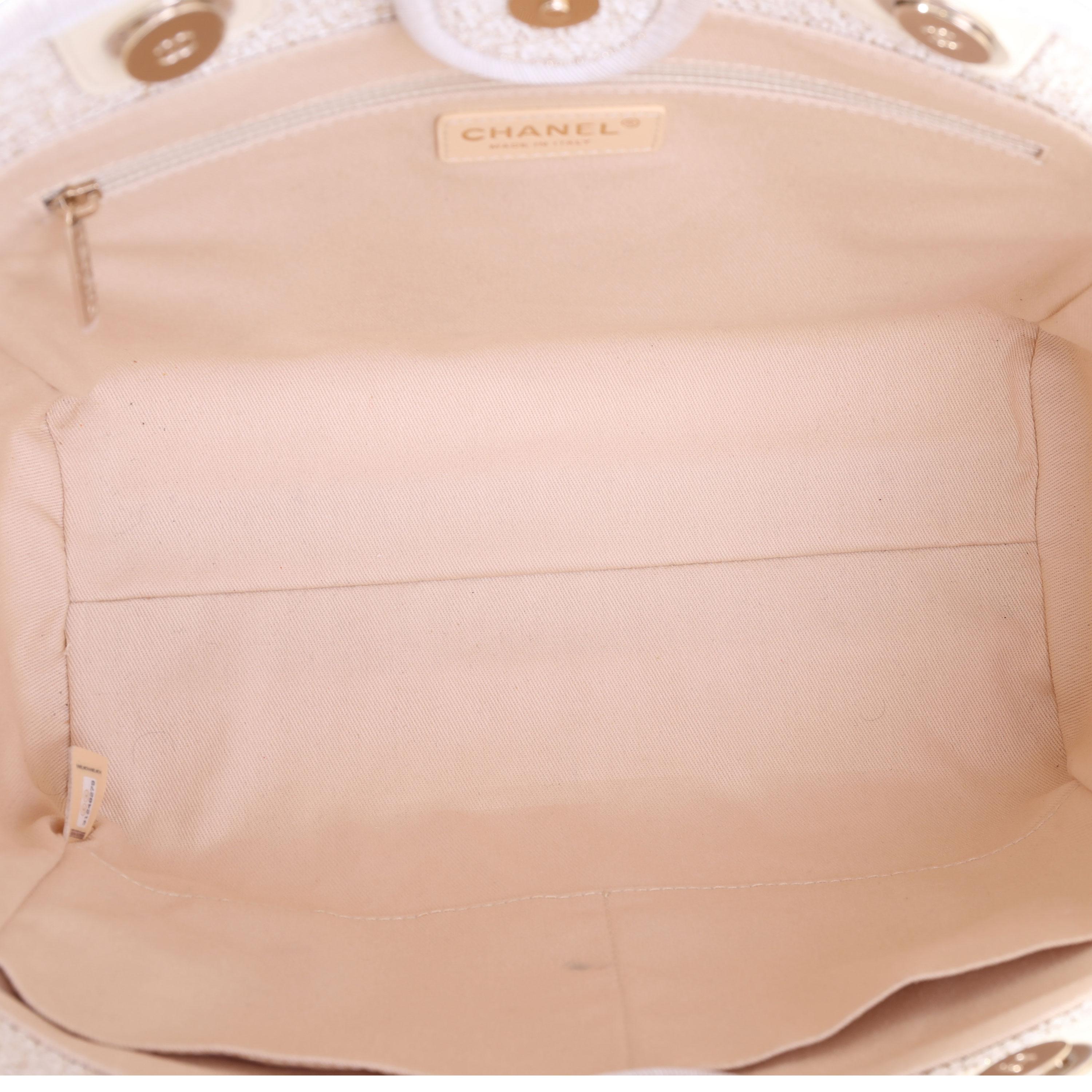 chanel tasche beige stoff